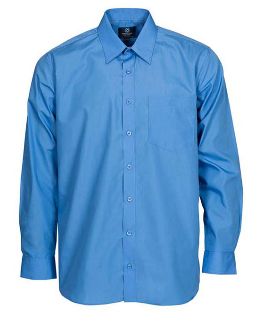 Belgravia School Essentials | Long Sleeve Shirt - Vic Blue